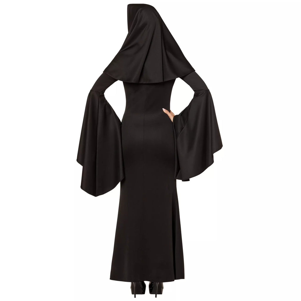 Adult Long Sexy Nun Costume