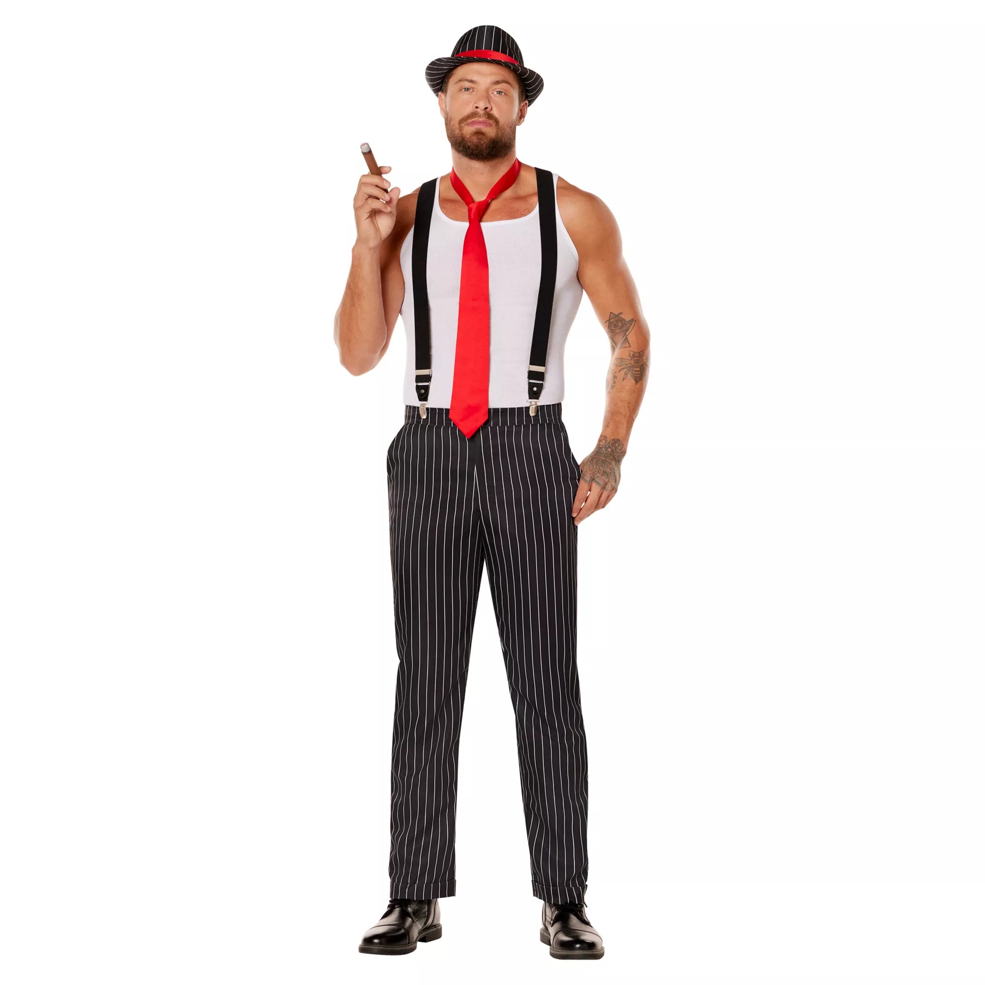 Adult Roaring 20s Gangster Costume Kit