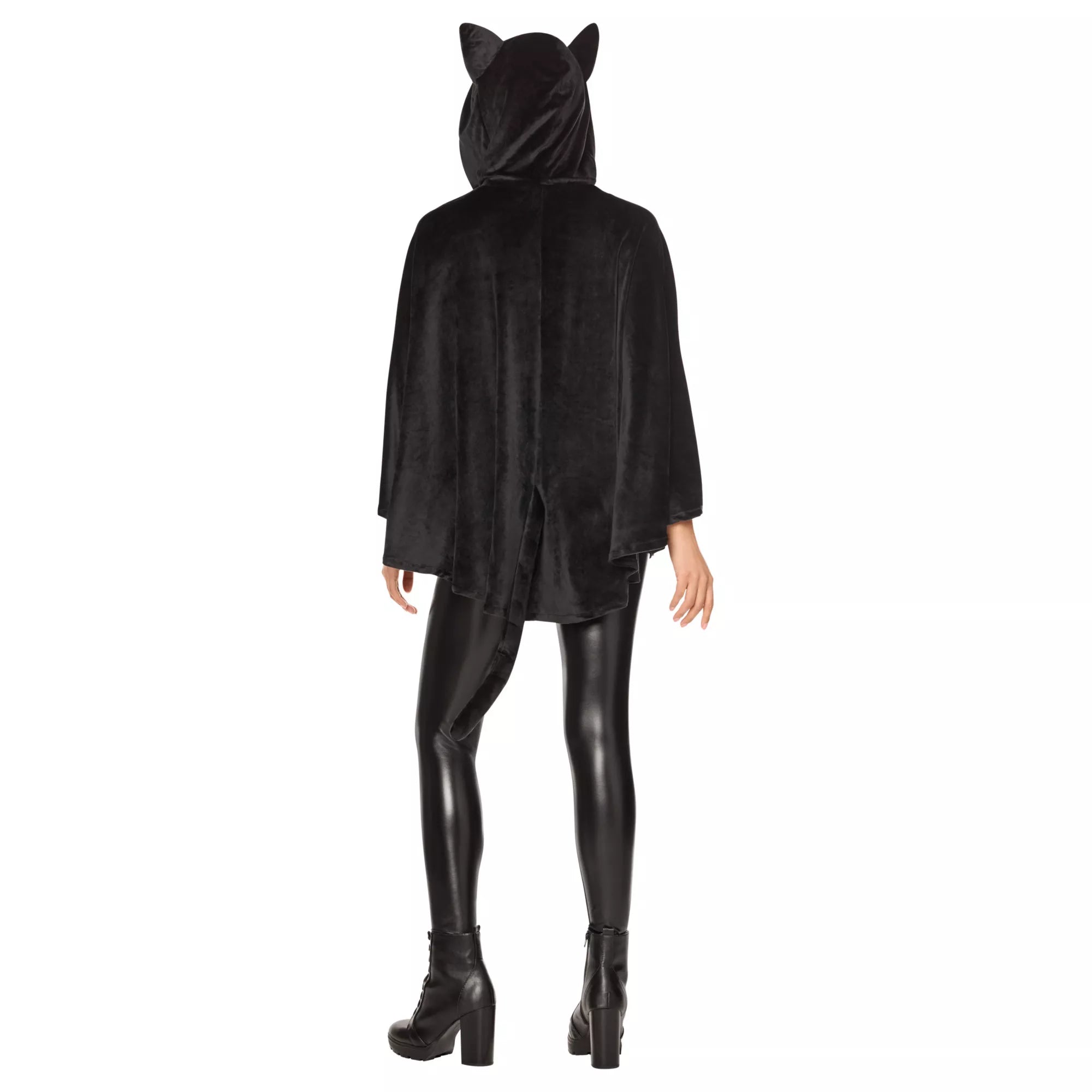 Adult Cat Poncho with Hood