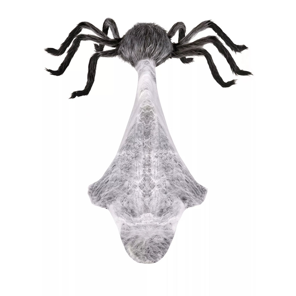21 In LED Gray Jumping Spider Animatronic