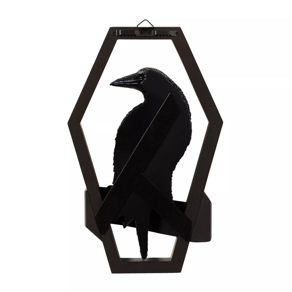 Gothic Noir Nevermore Raven Sign