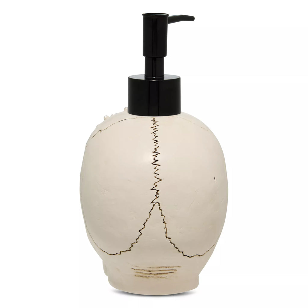 Skull Pearl-Effect Soap Dispenser