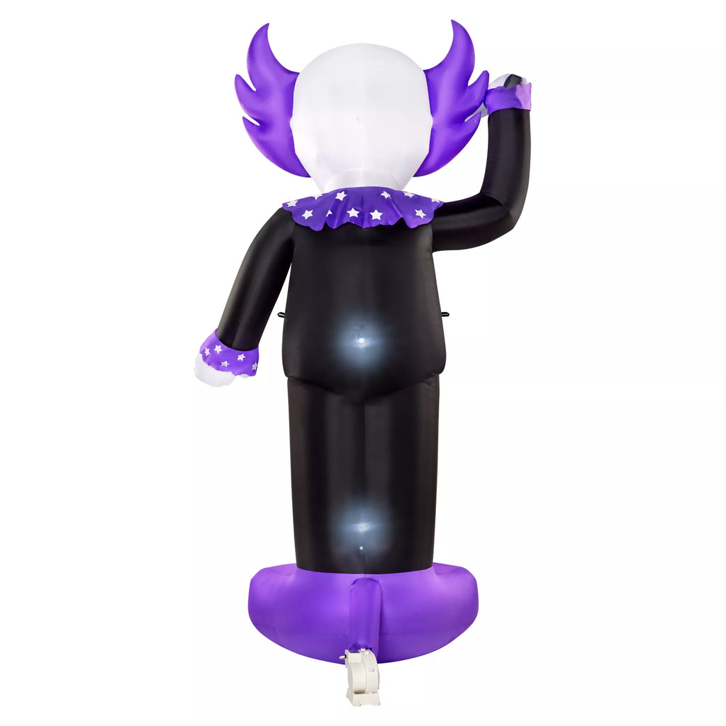 8 Ft. Spinning Eye Clown Light-Up Inflatable Decoration