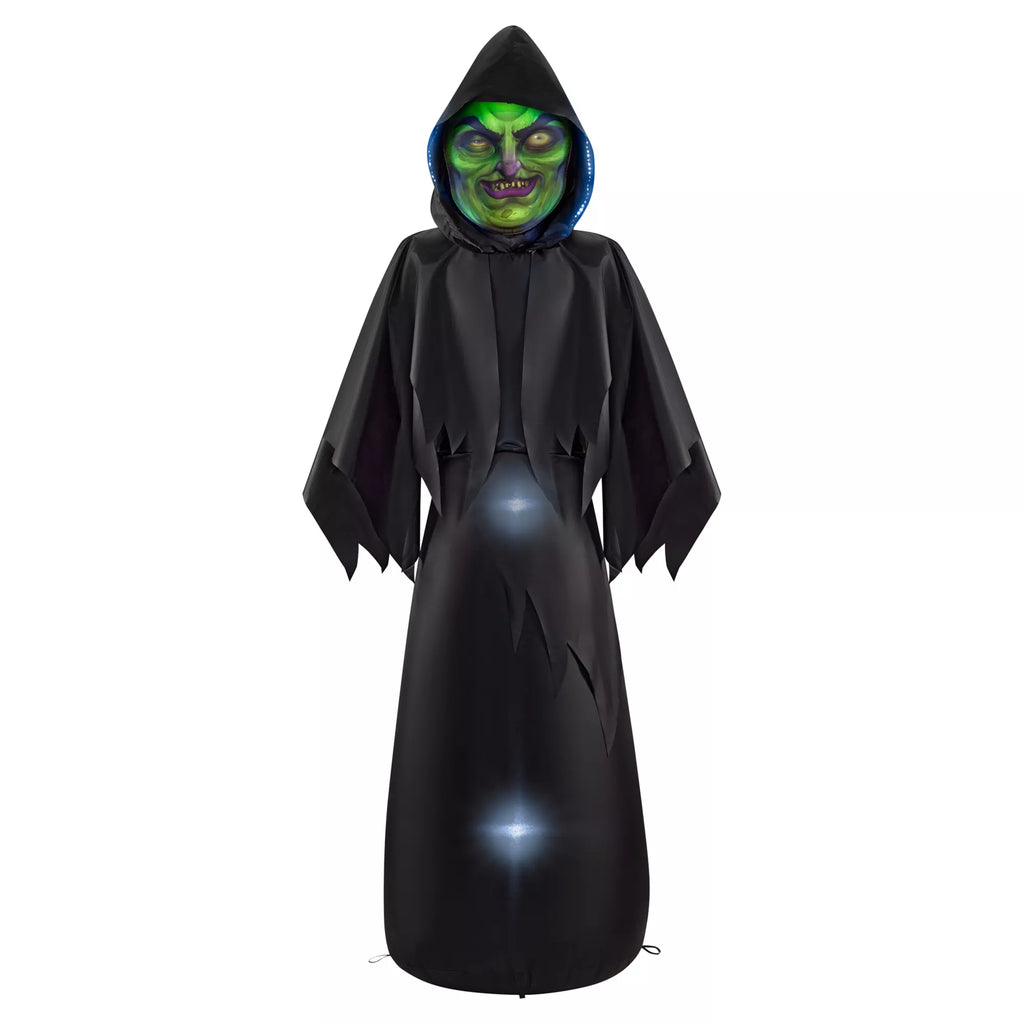 6 Ft. Masked Hooded Figure Light-Up Inflatable Decoration