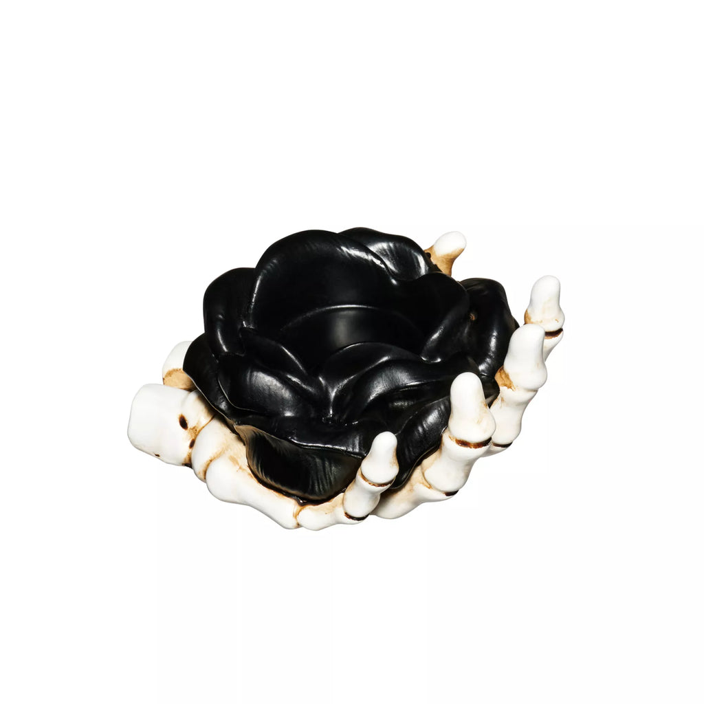 Multi-Pack Skeleton Hands Rose Candle Holder Set - 3 Pack