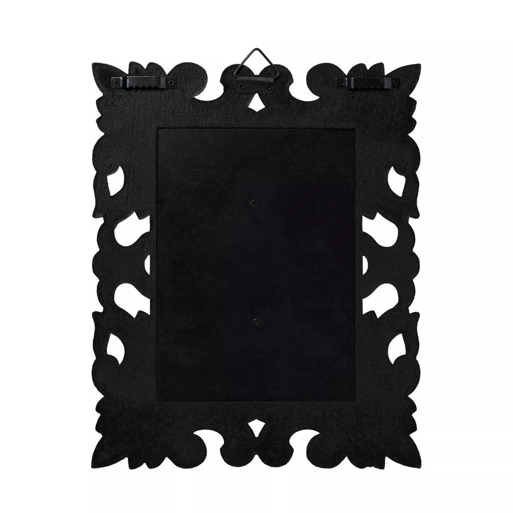Gothic Noir Velvet Raven Skull Sign