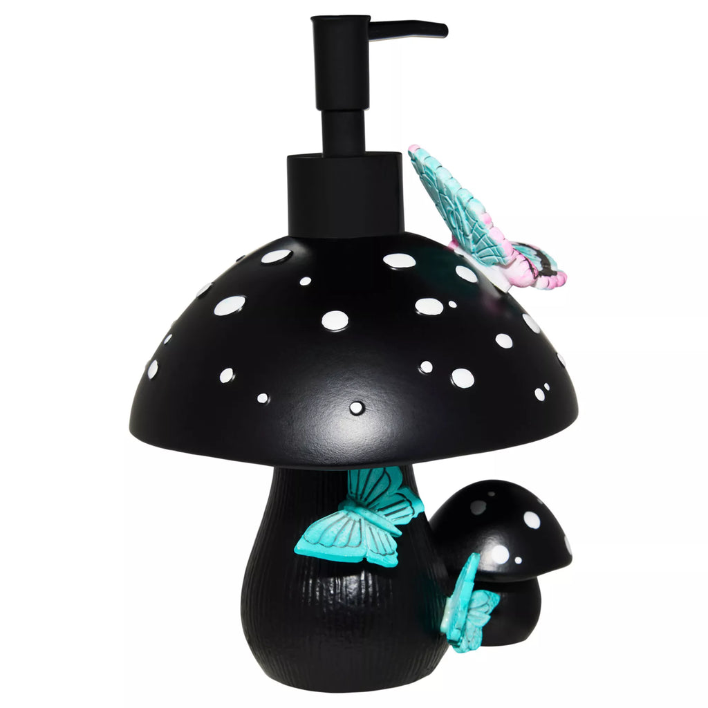 Mushroom and Butterfly Soap Dispenser