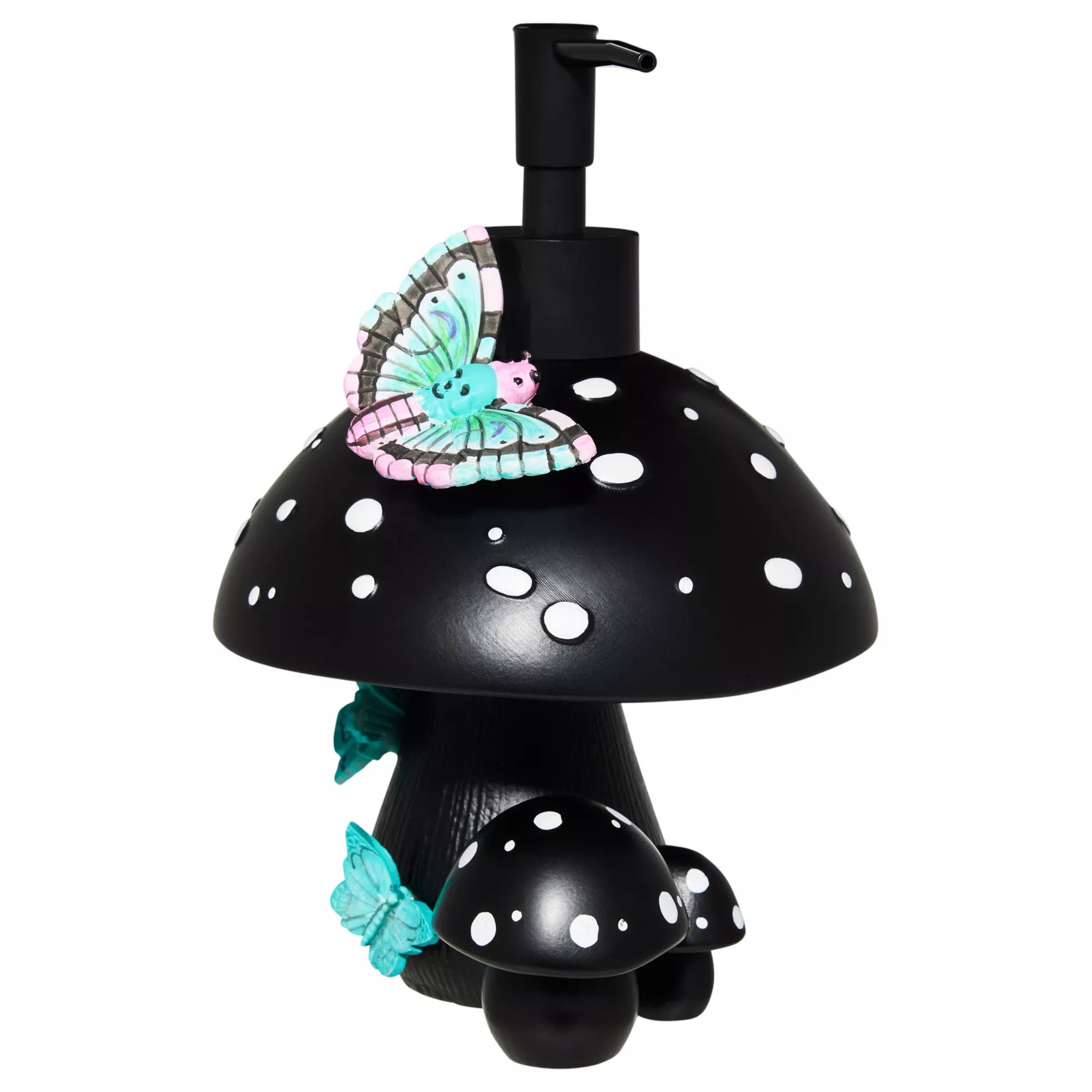 Mushroom and Butterfly Soap Dispenser