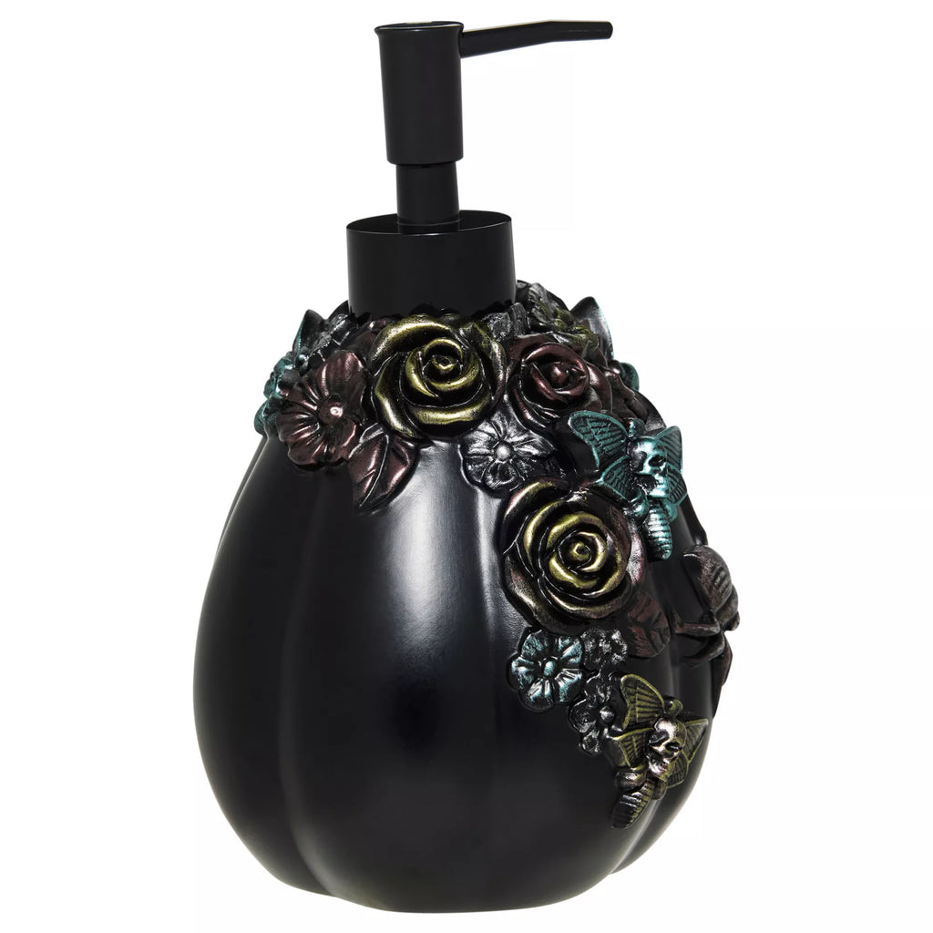 Decorative Black Pumpkin Soap Dispenser