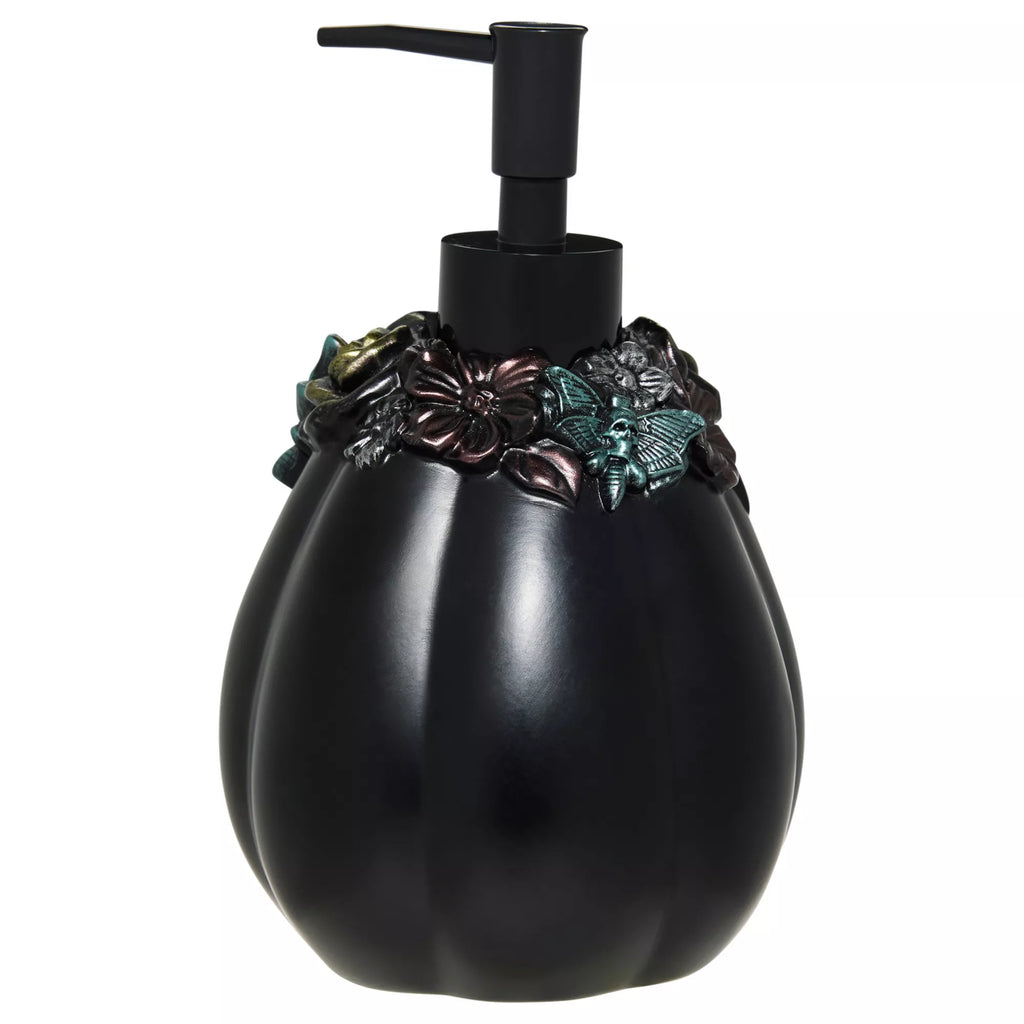 Decorative Black Pumpkin Soap Dispenser