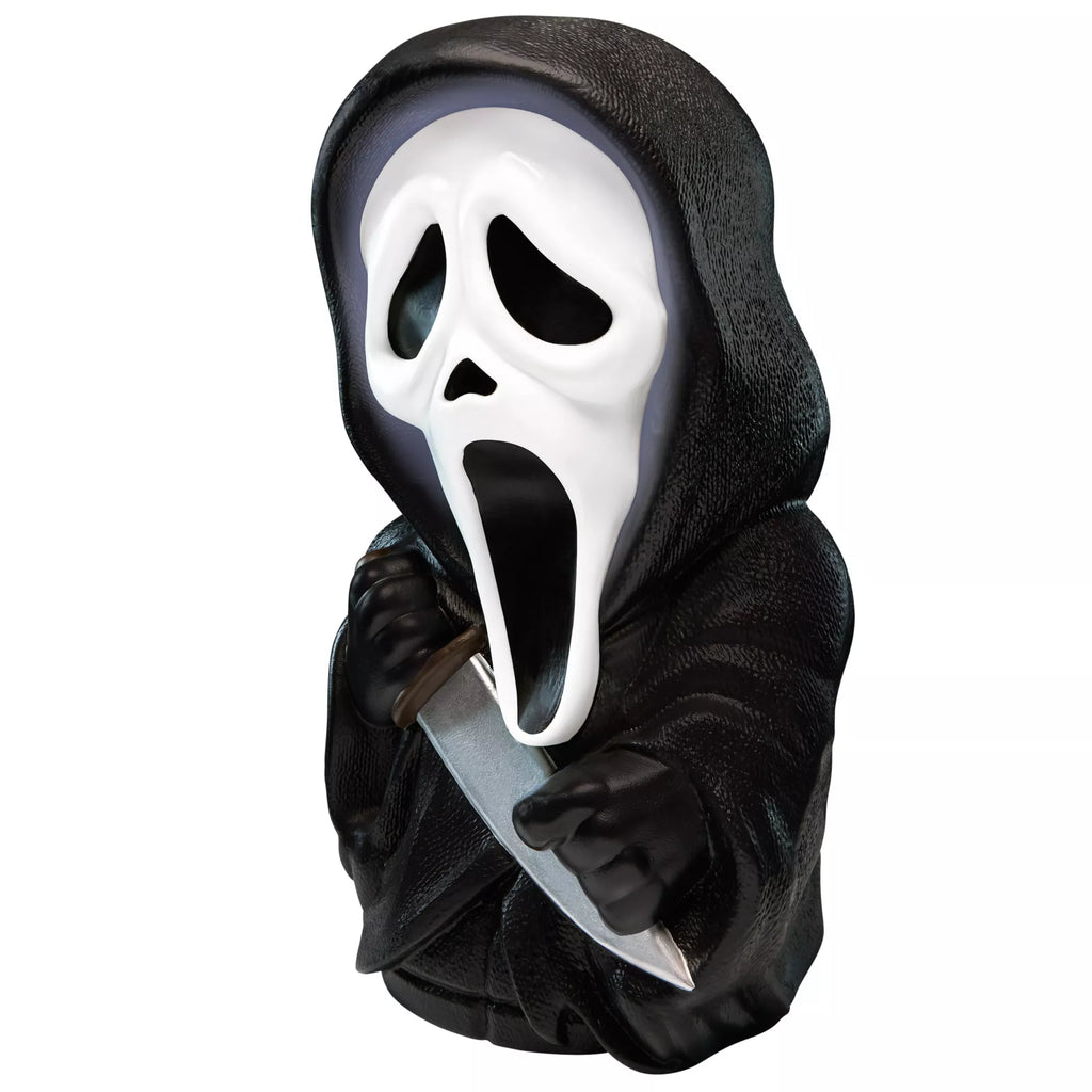 Ghost Face Light-Up Porch Buddy