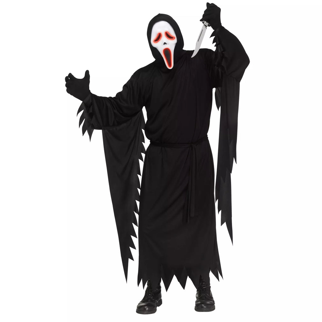 Adult Light-Up Ghost Face Costume