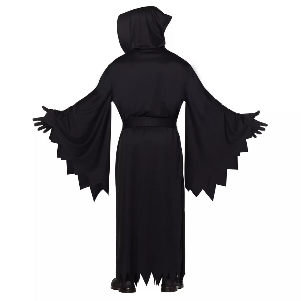 Adult Hooded Black Robe Costume