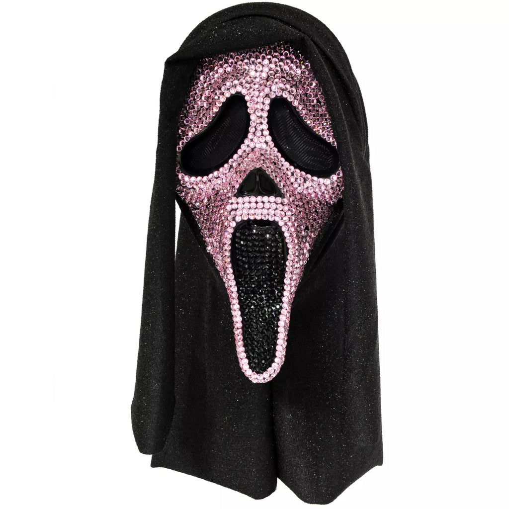 Ghost Face Pink Bling  Mask