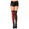 Two Tone Mismatch Thigh Highs