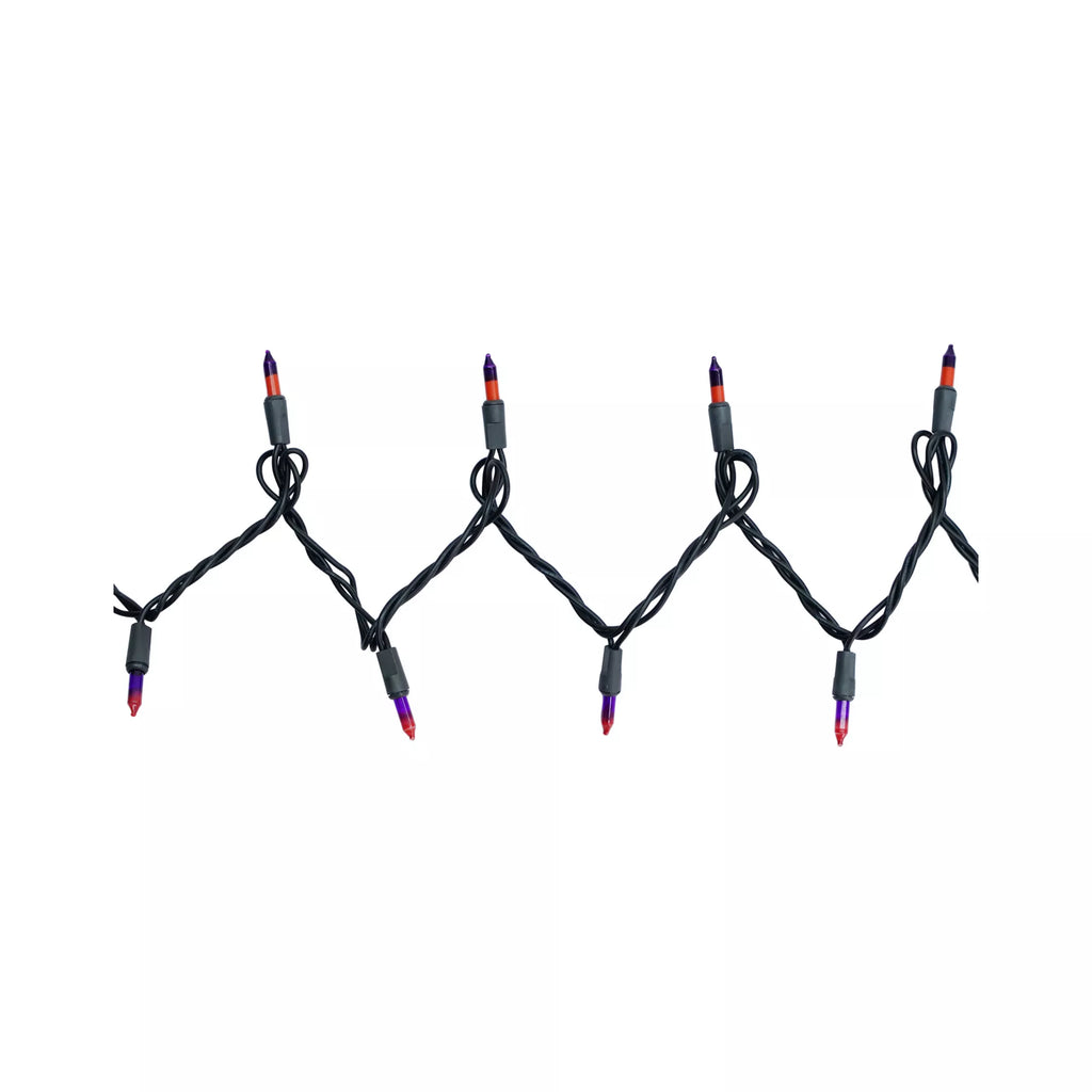 Double Orange and Purple String Lights