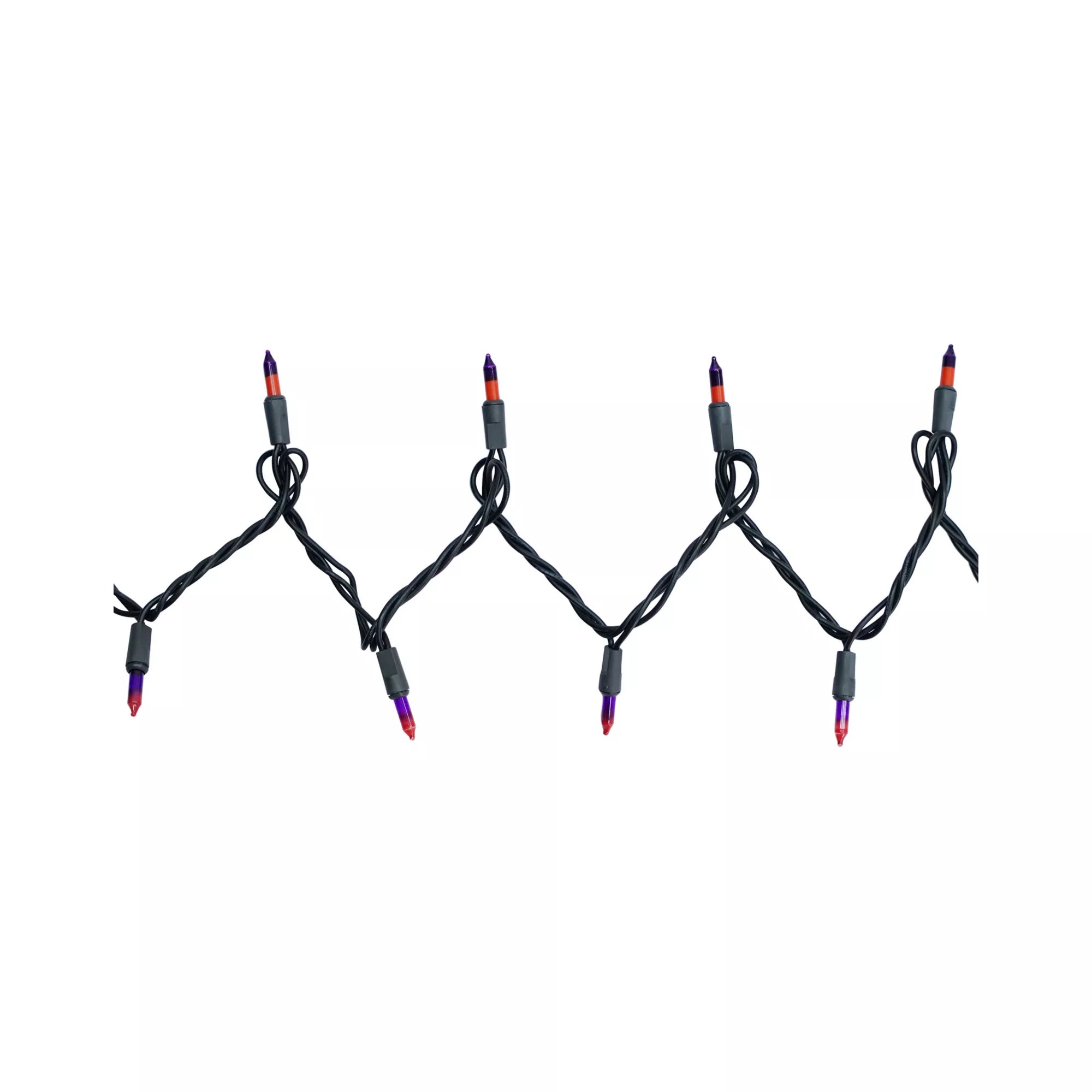 Double Orange and Purple String Lights