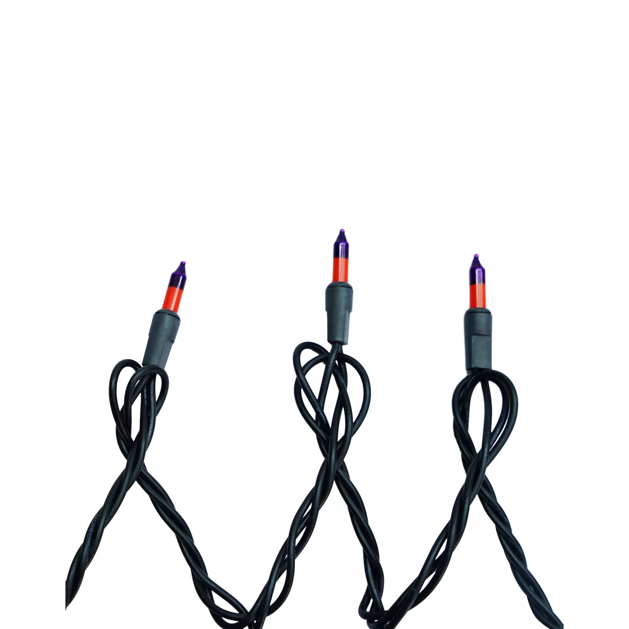 Double Orange and Purple String Lights