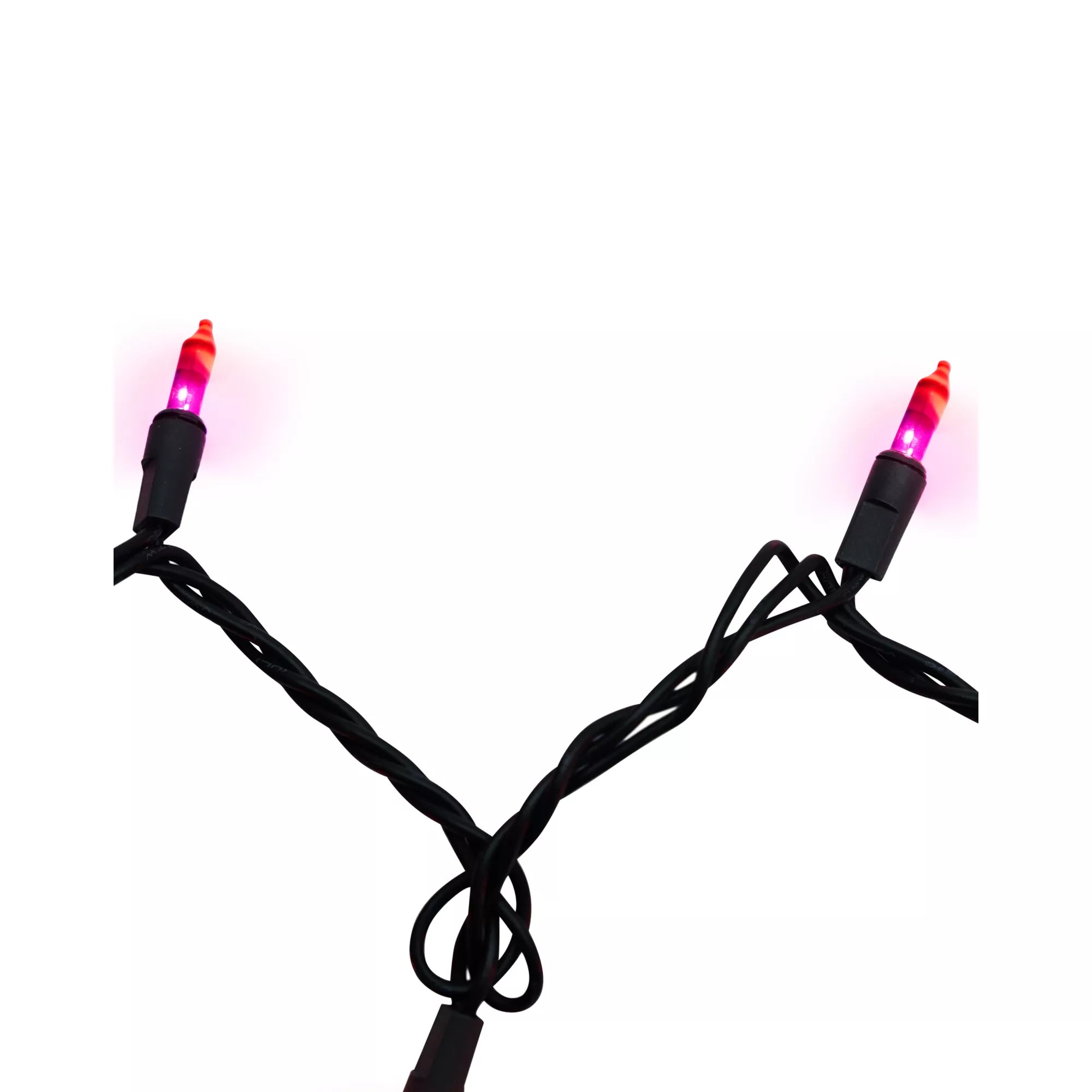 Double Orange and Purple String Lights