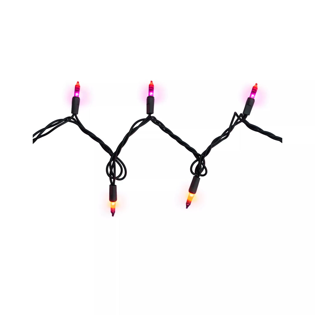 Double Orange and Purple String Lights