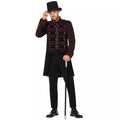 Adult Burgundy Vampire Jacket
