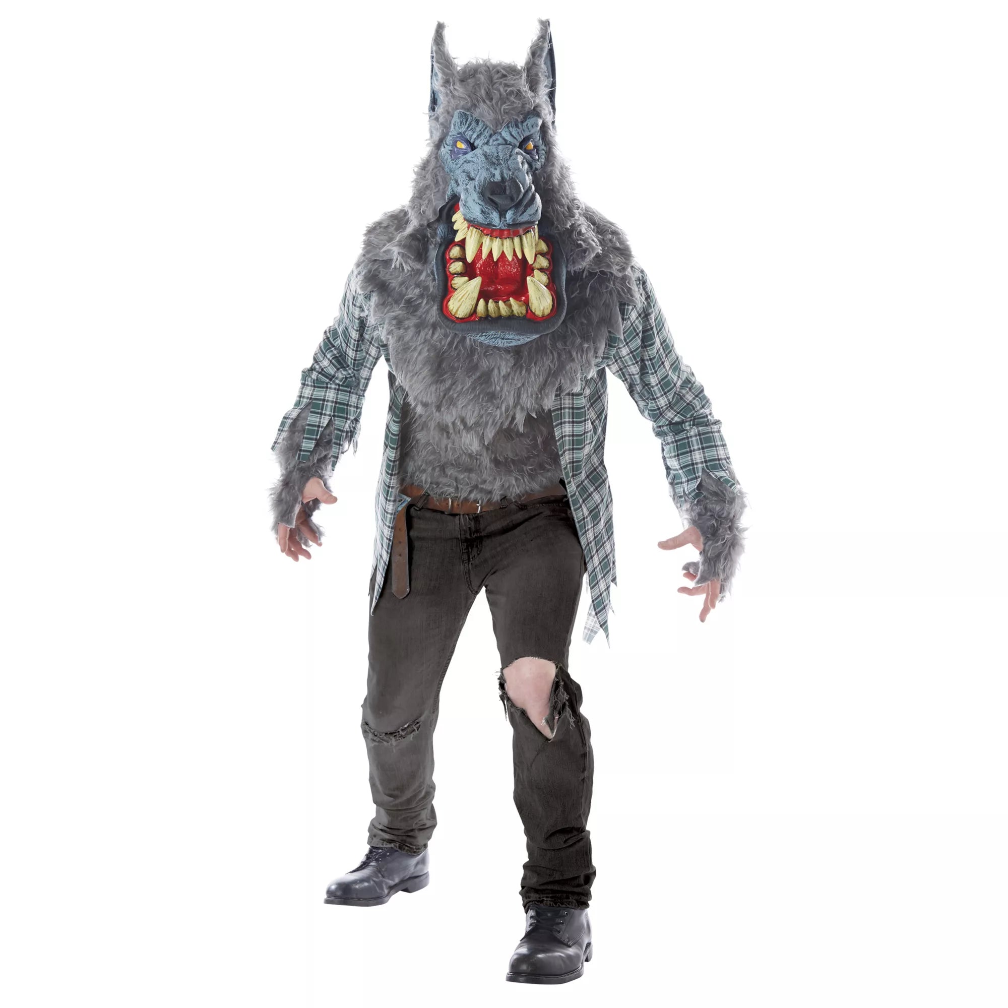 Adult Big Head Werewolf Costume