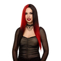 Red and Black Dip Wig