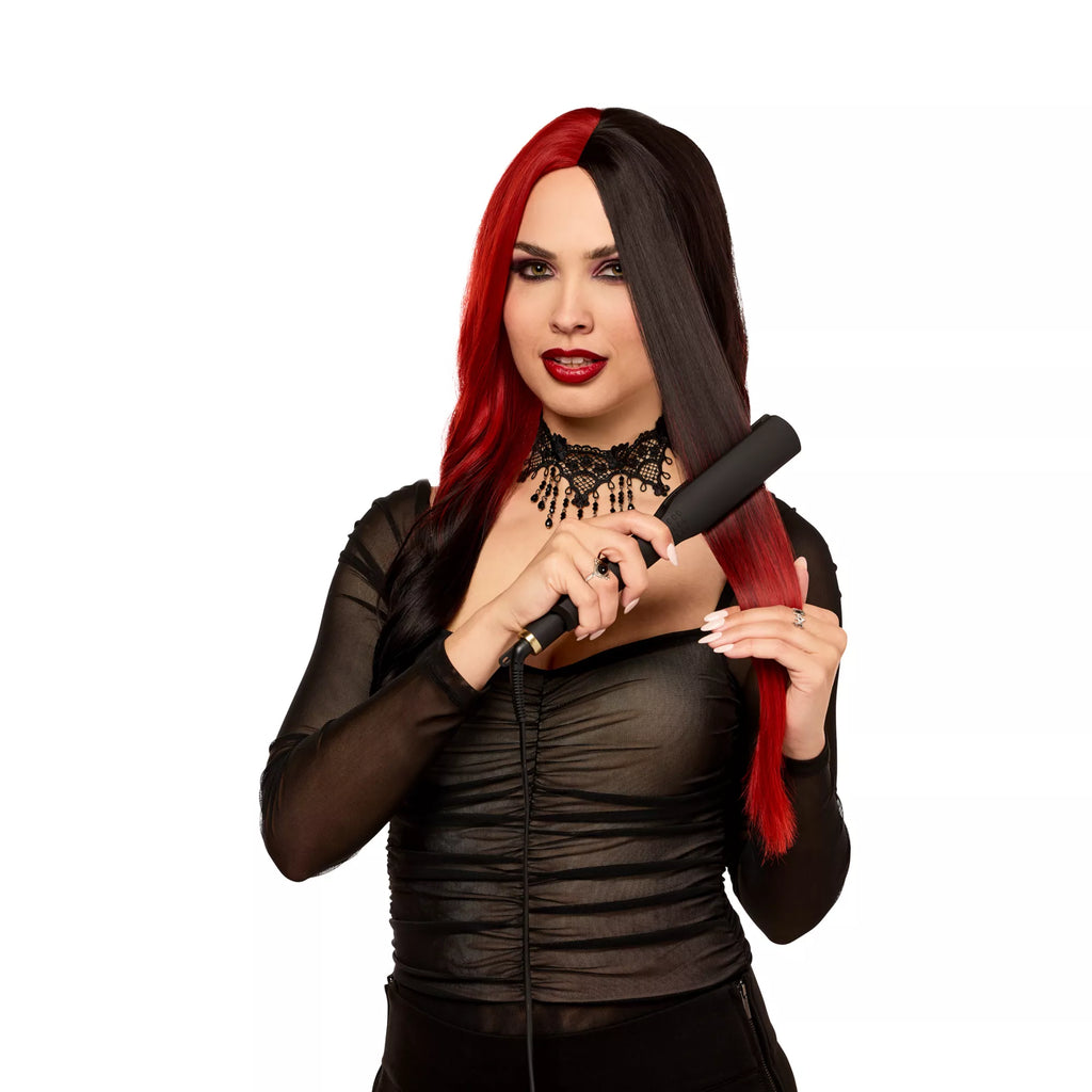 Red and Black Dip Wig