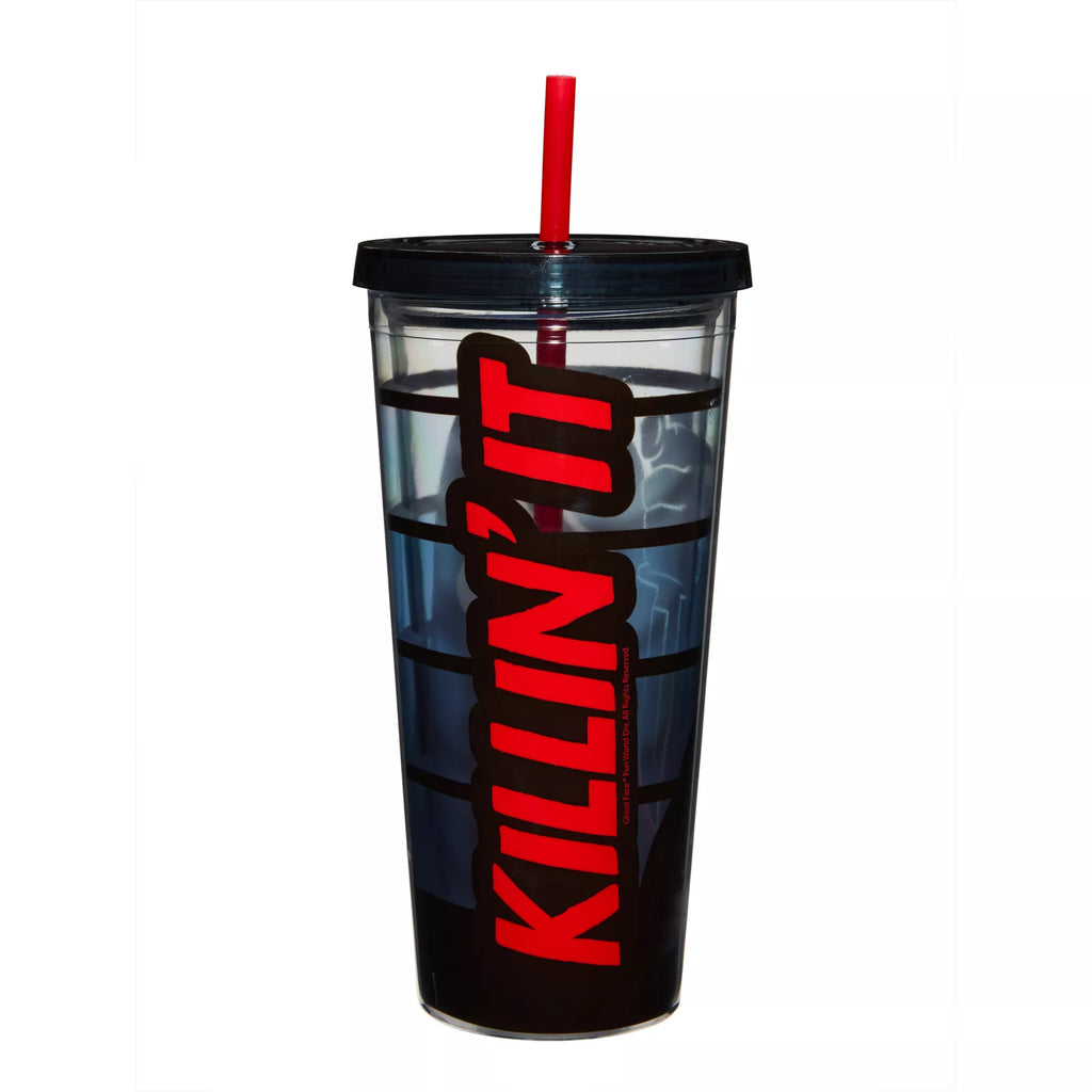 Ghost Face Cup with Straw - 20 oz.