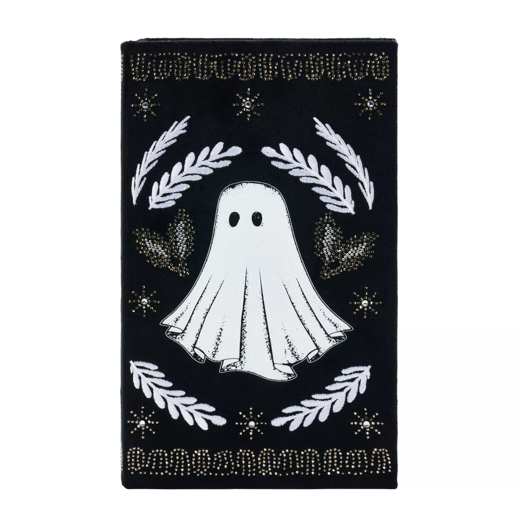 Velvet Ghost Book Trinket Box