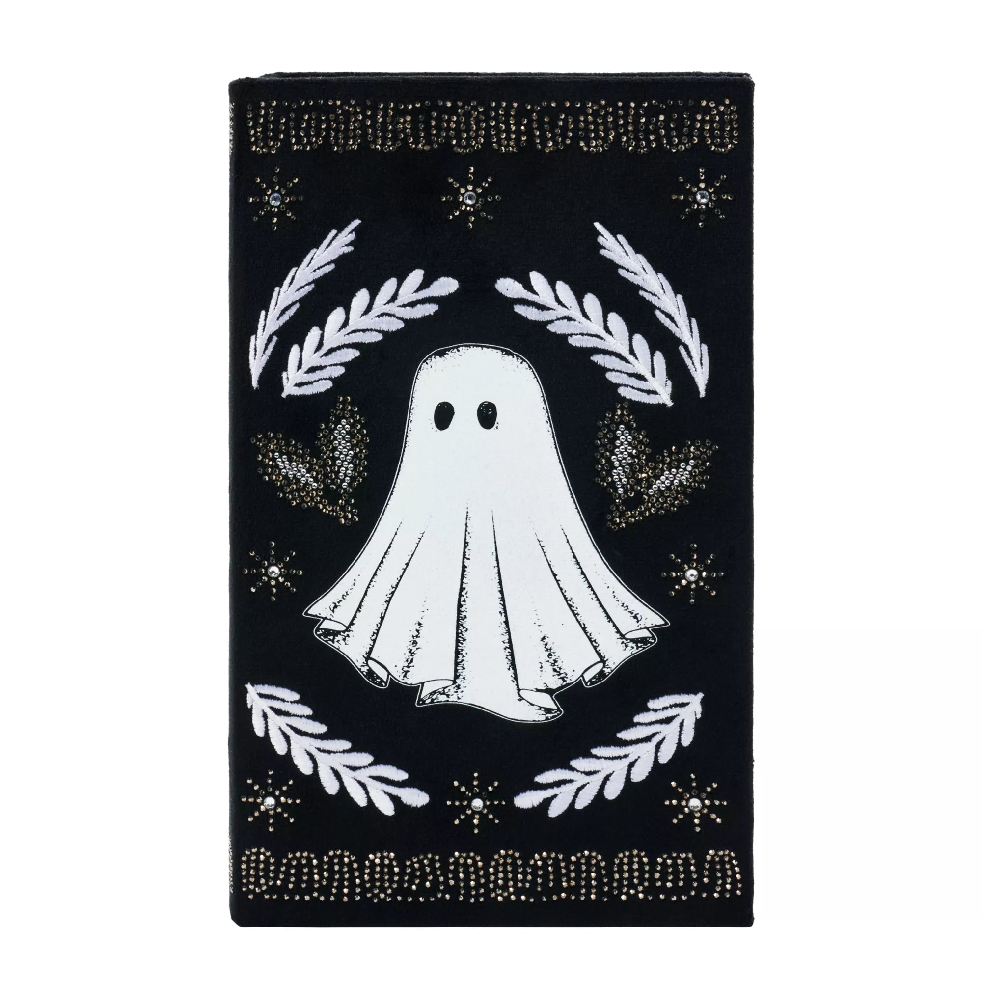 Velvet Ghost Book Trinket Box