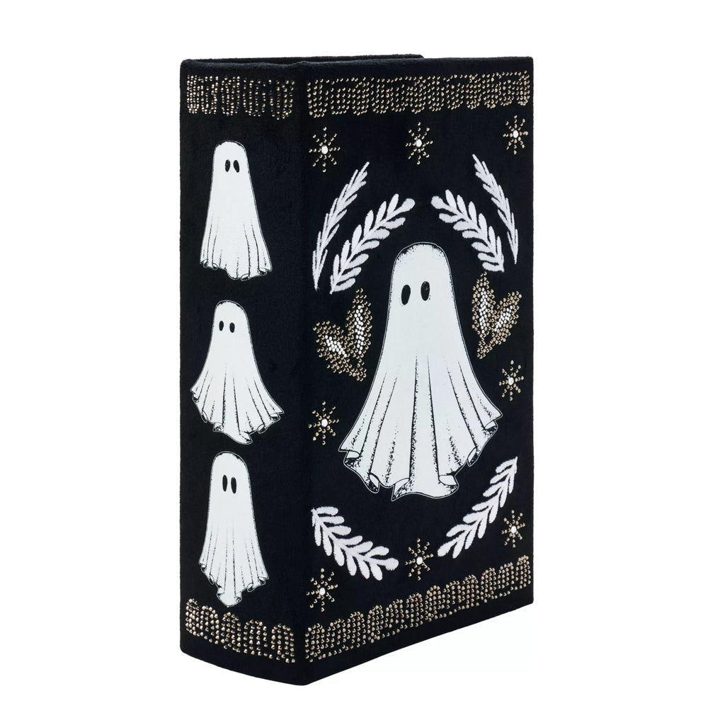 Velvet Ghost Book Trinket Box