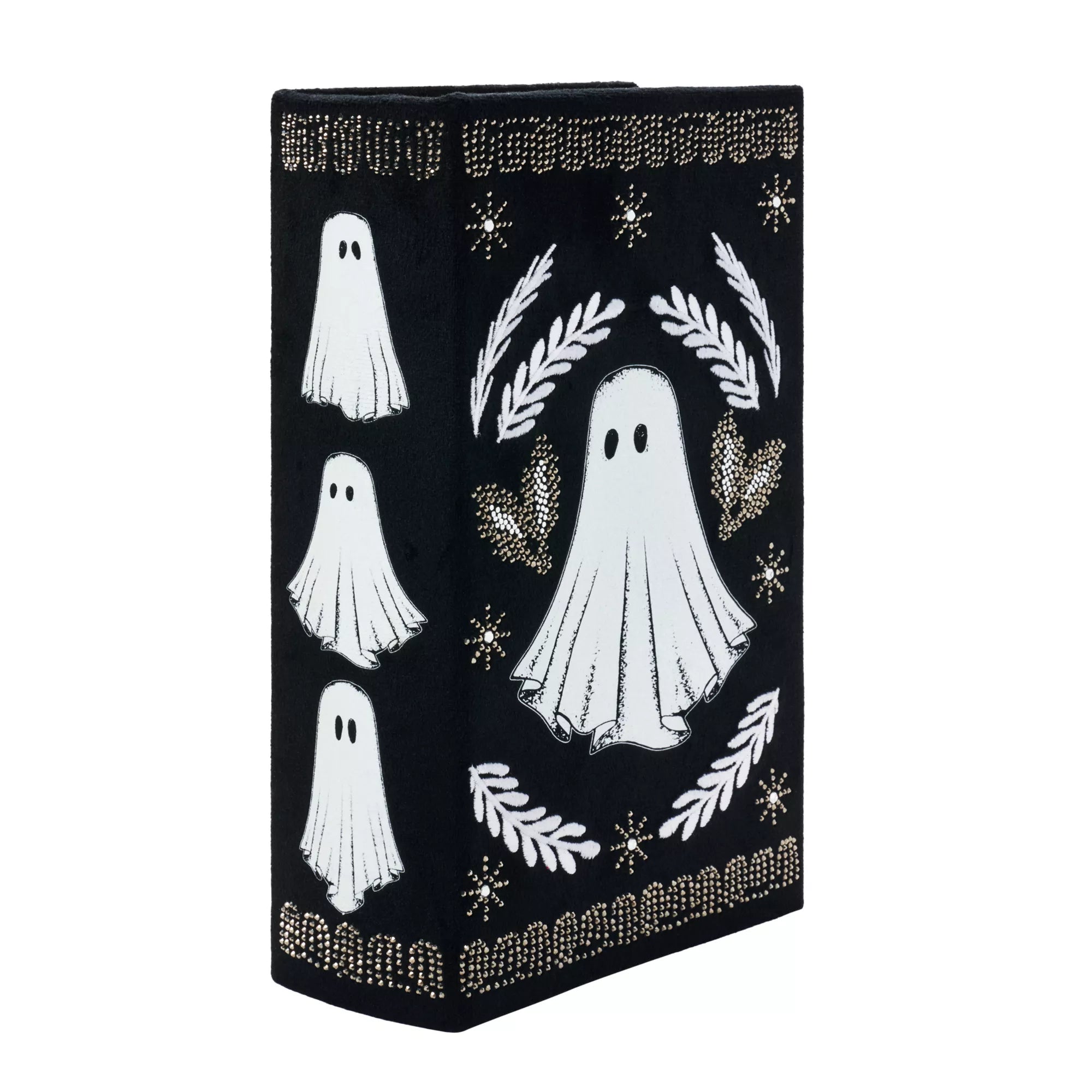 Velvet Ghost Book Trinket Box