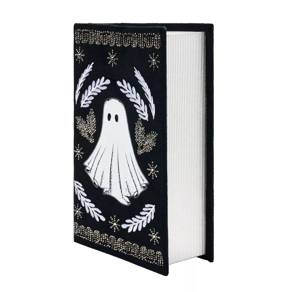 Velvet Ghost Book Trinket Box