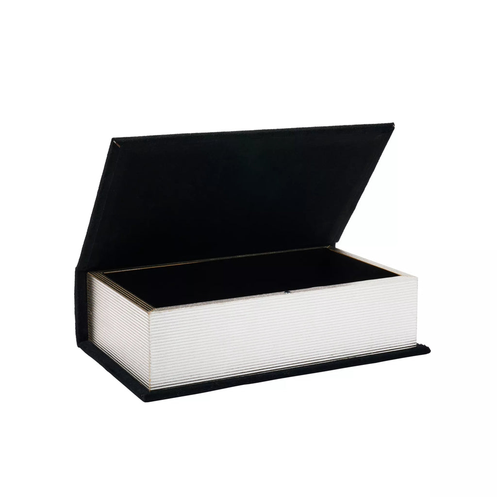 Velvet Ghost Book Trinket Box