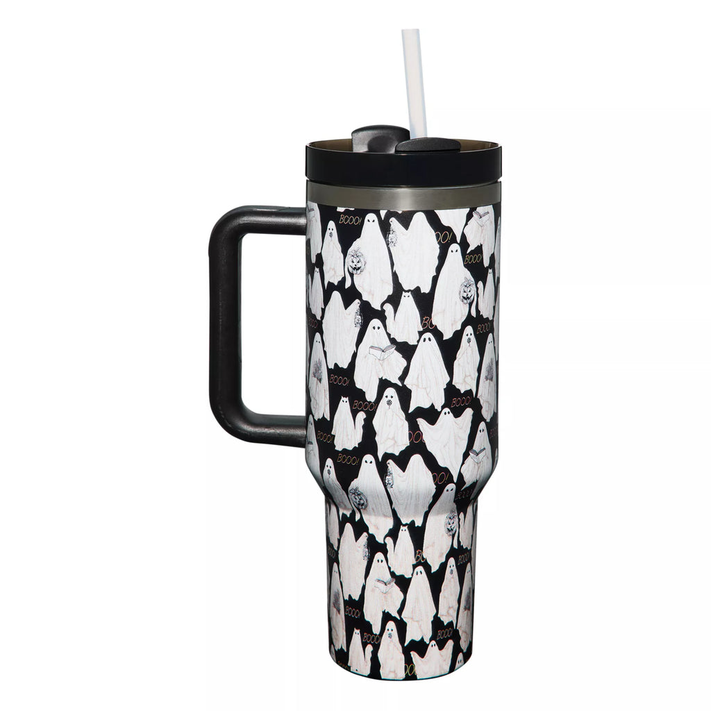 Ghost Portable Travel Tumbler with Straw - 40 oz.