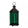 Teal Glass Death Moth Lantern