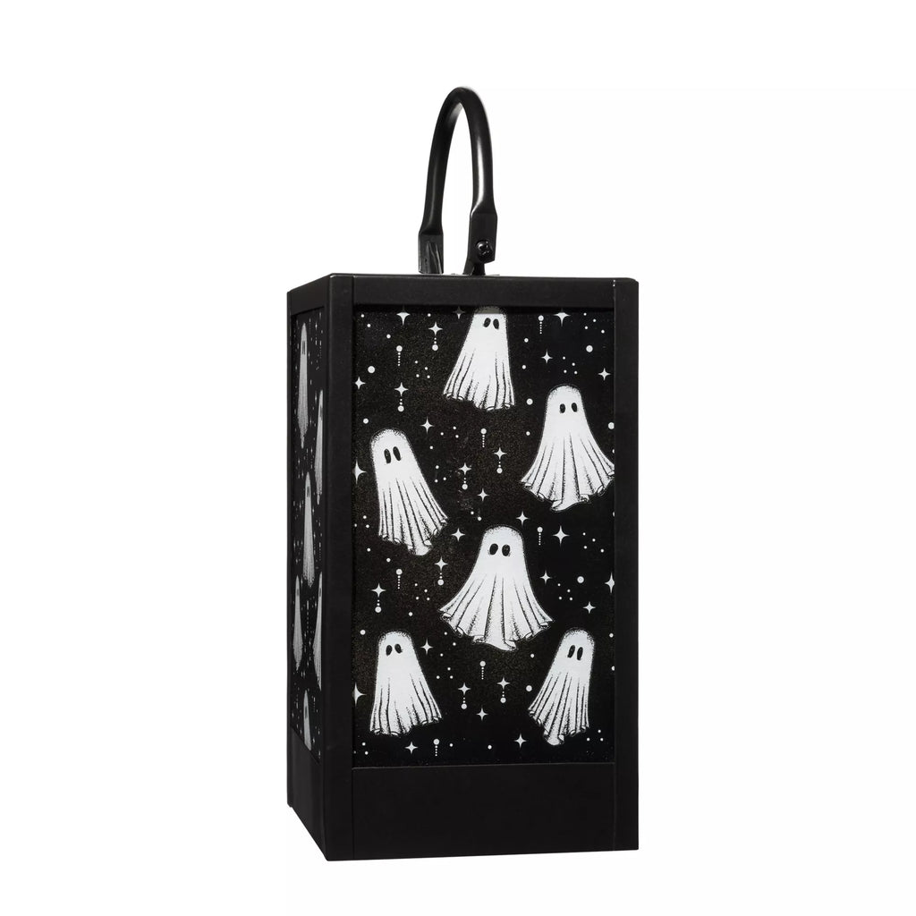 Black and White Glass Ghost Lantern