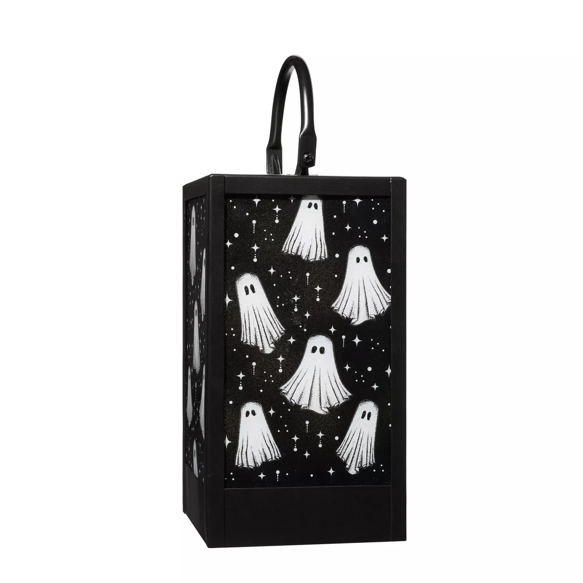 Black and White Glass Ghost Lantern