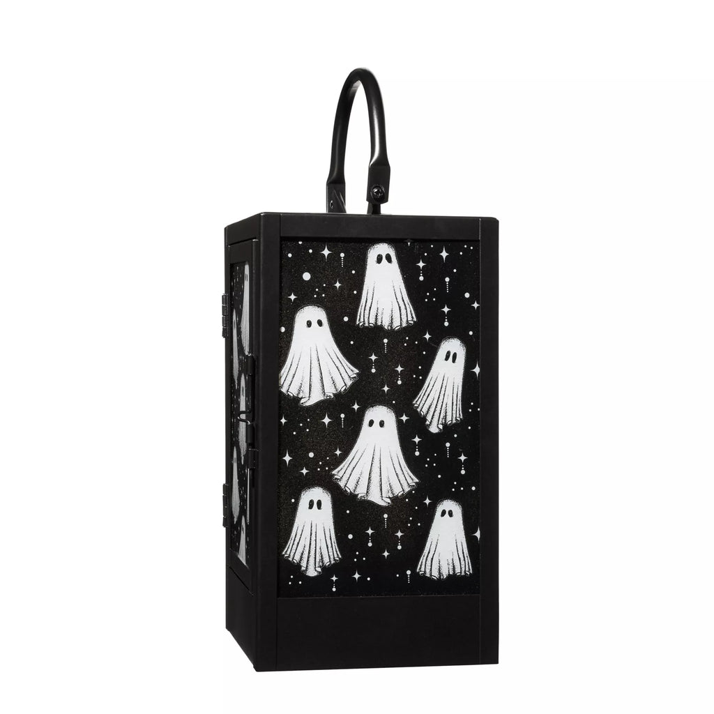 Black and White Glass Ghost Lantern