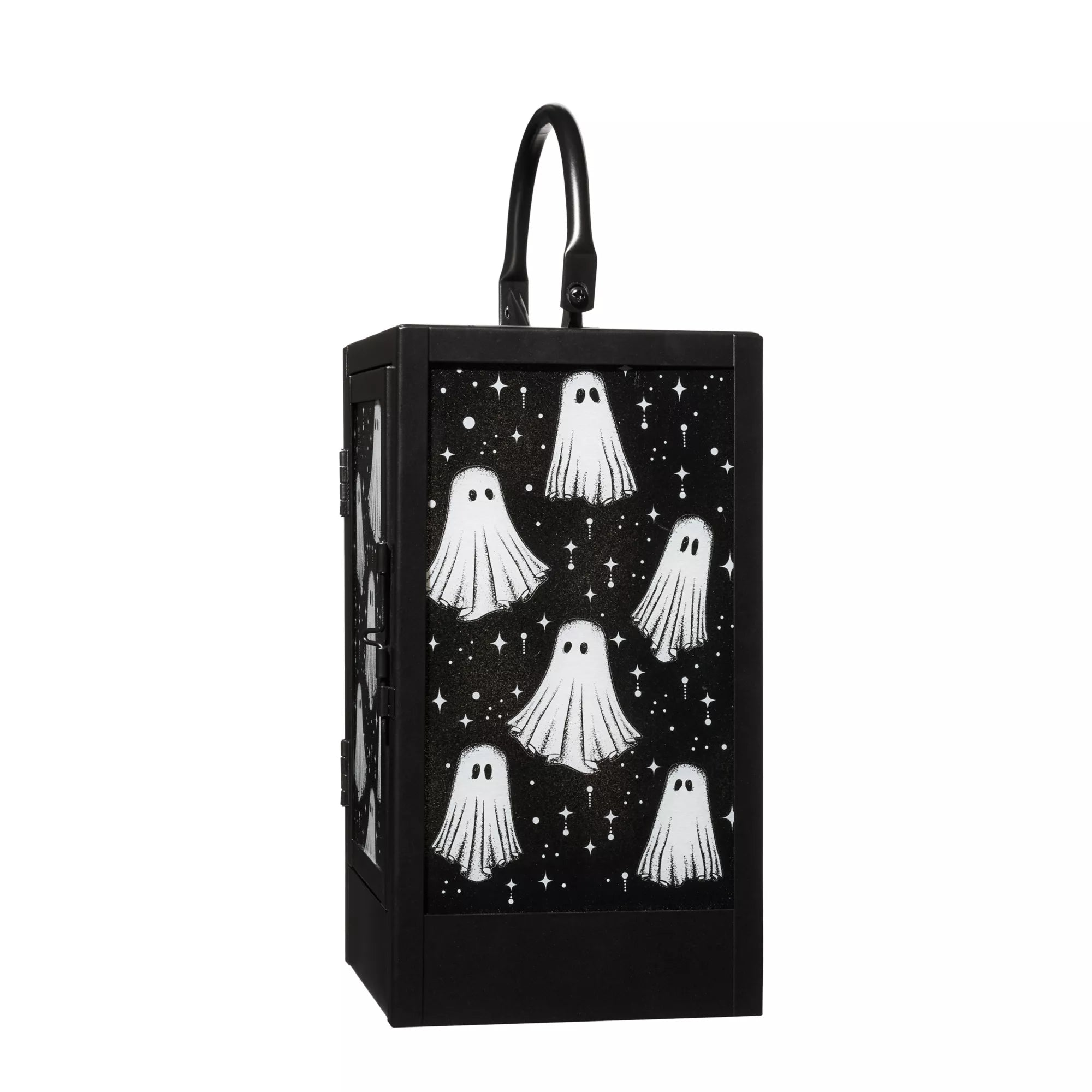 Black and White Glass Ghost Lantern