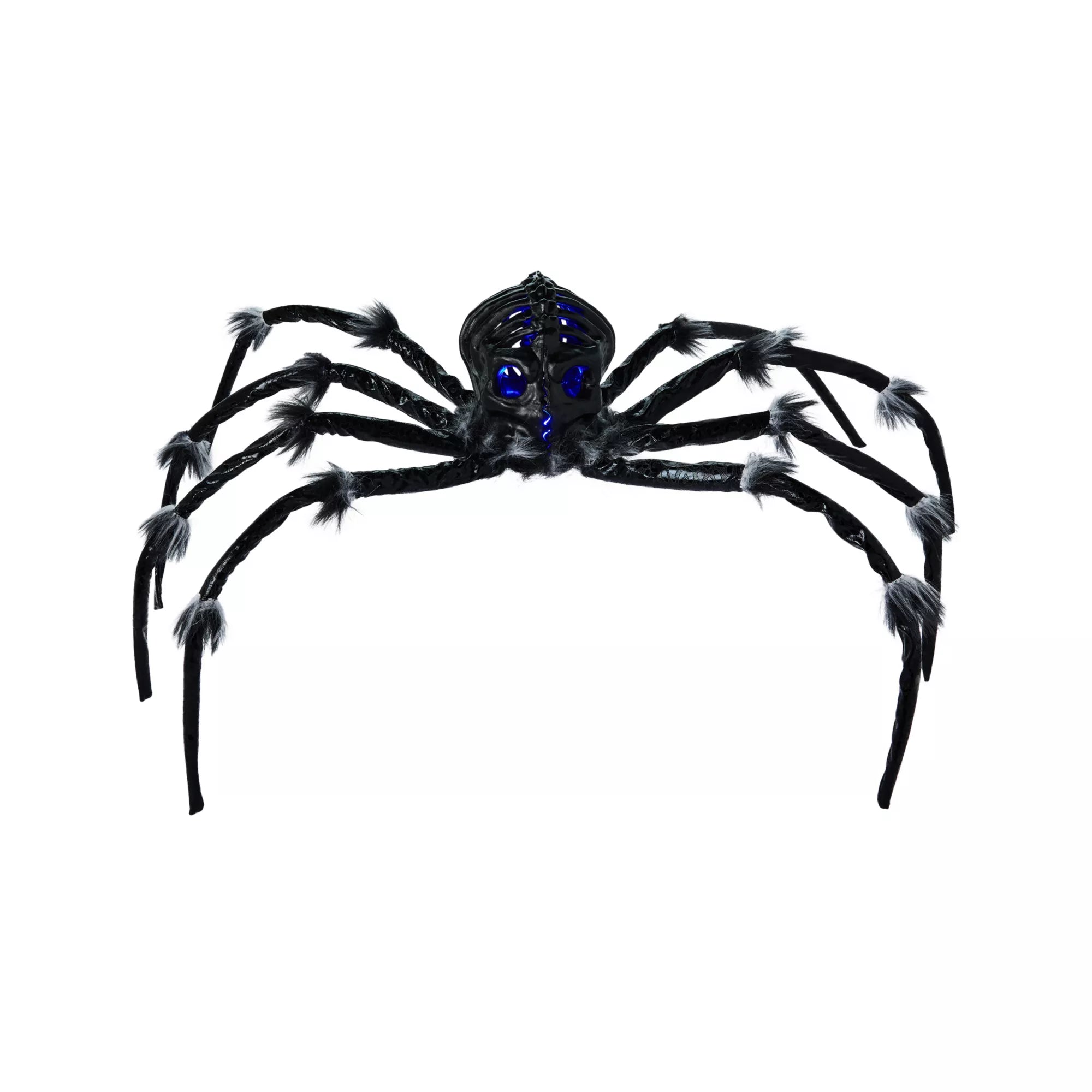 Light-Up Black Skull Spider