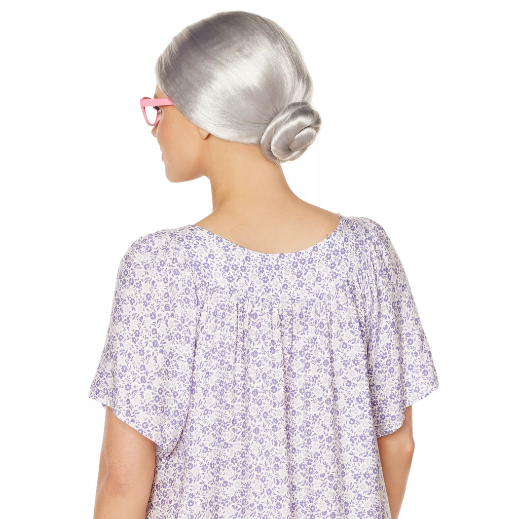 Old Woman Bun Wig