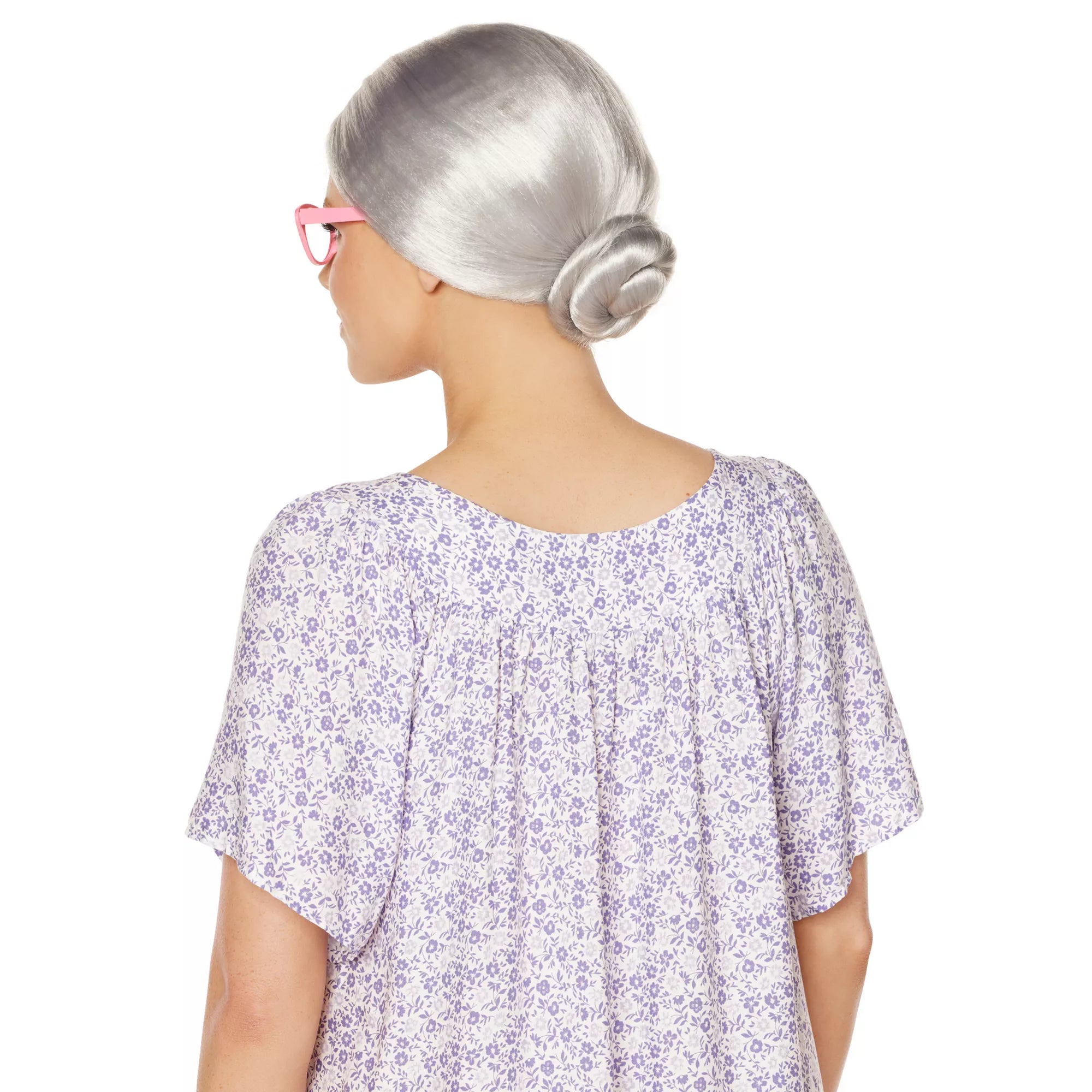 Old Woman Bun Wig