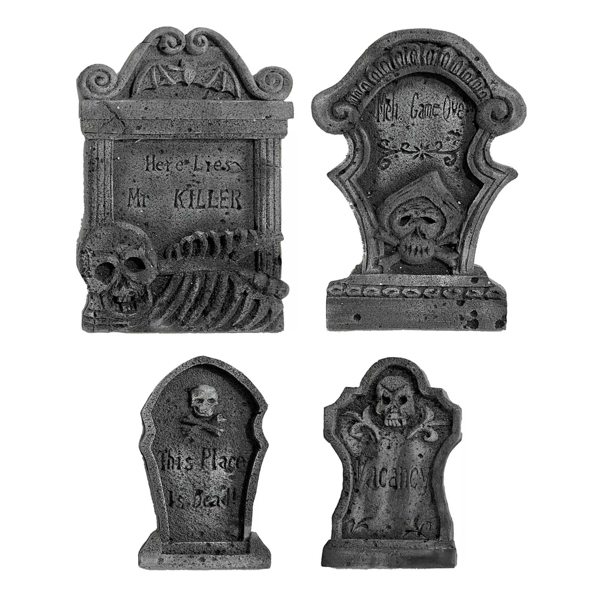 Multi-Pack Humor Tombstones - 4 Pack