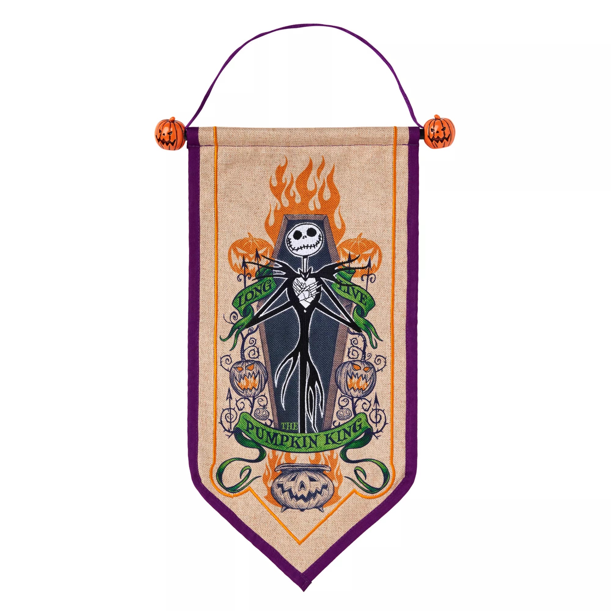 Long Live the Pumpkin King Banner - The Nightmare Before Christmas