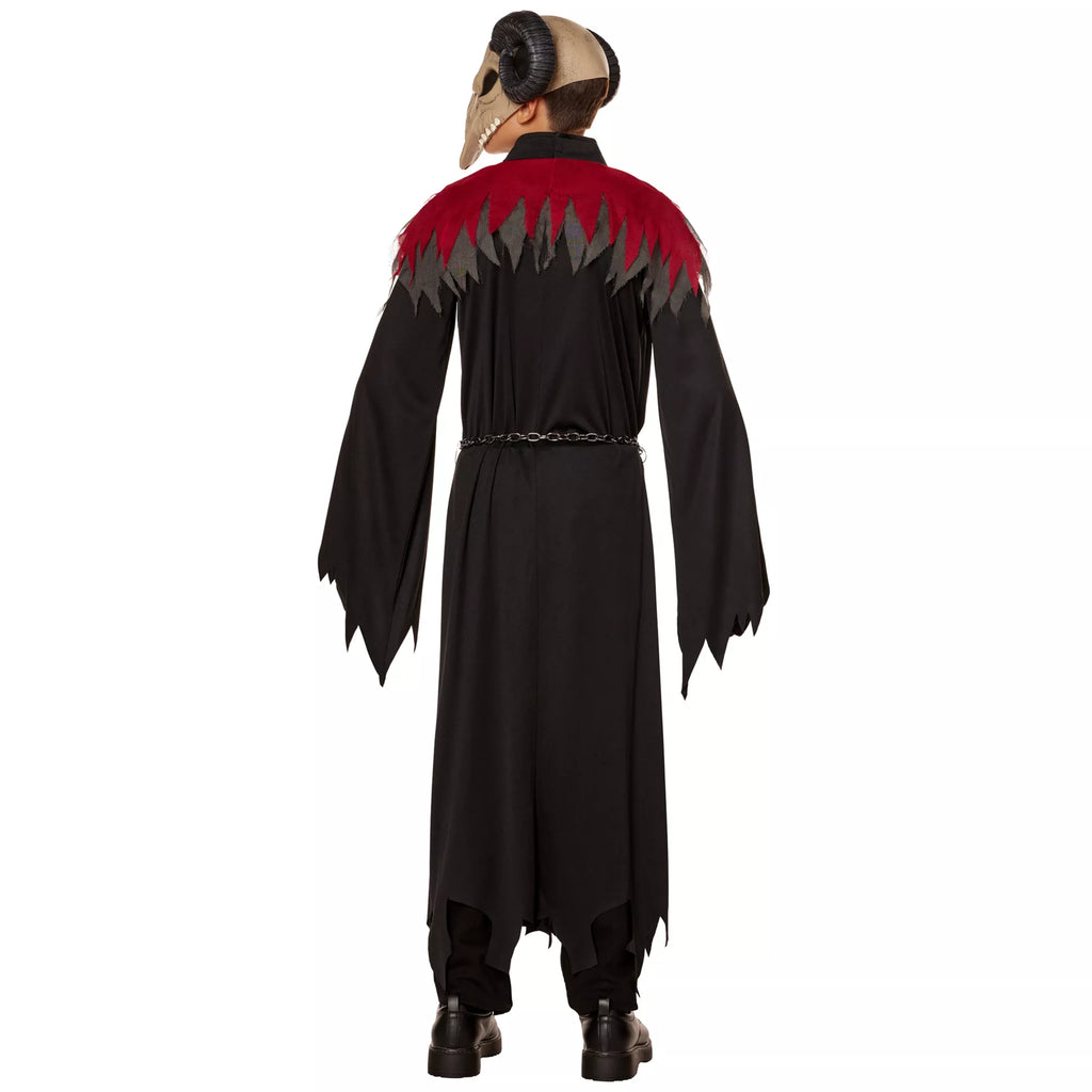 Kids Robed Skull Goat Costume