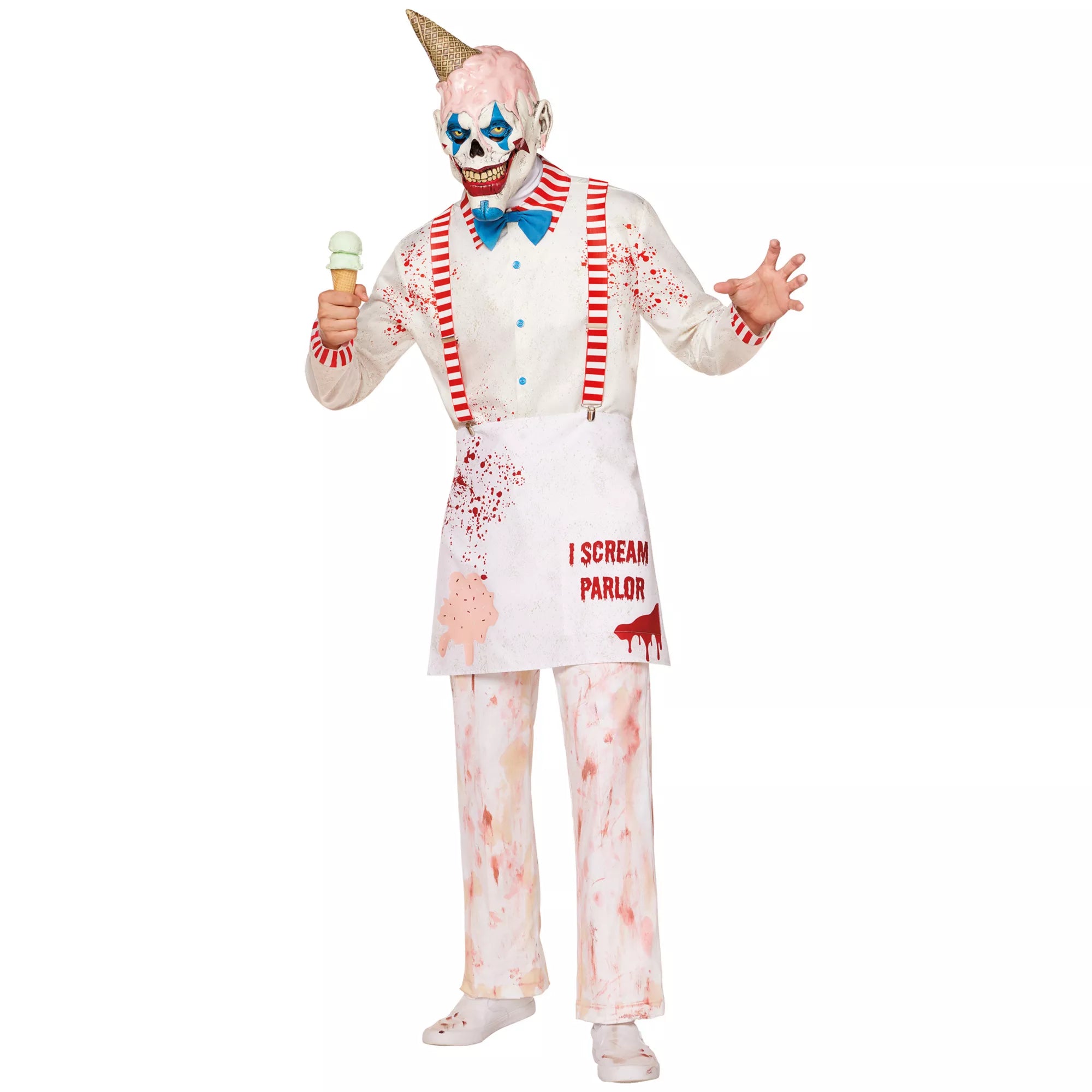 Adult I-Scream Man Clown Costume