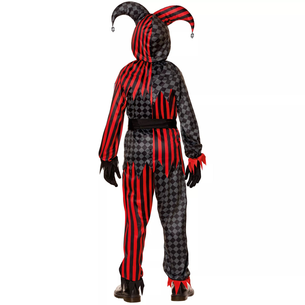 Kids Evil Jester Costume