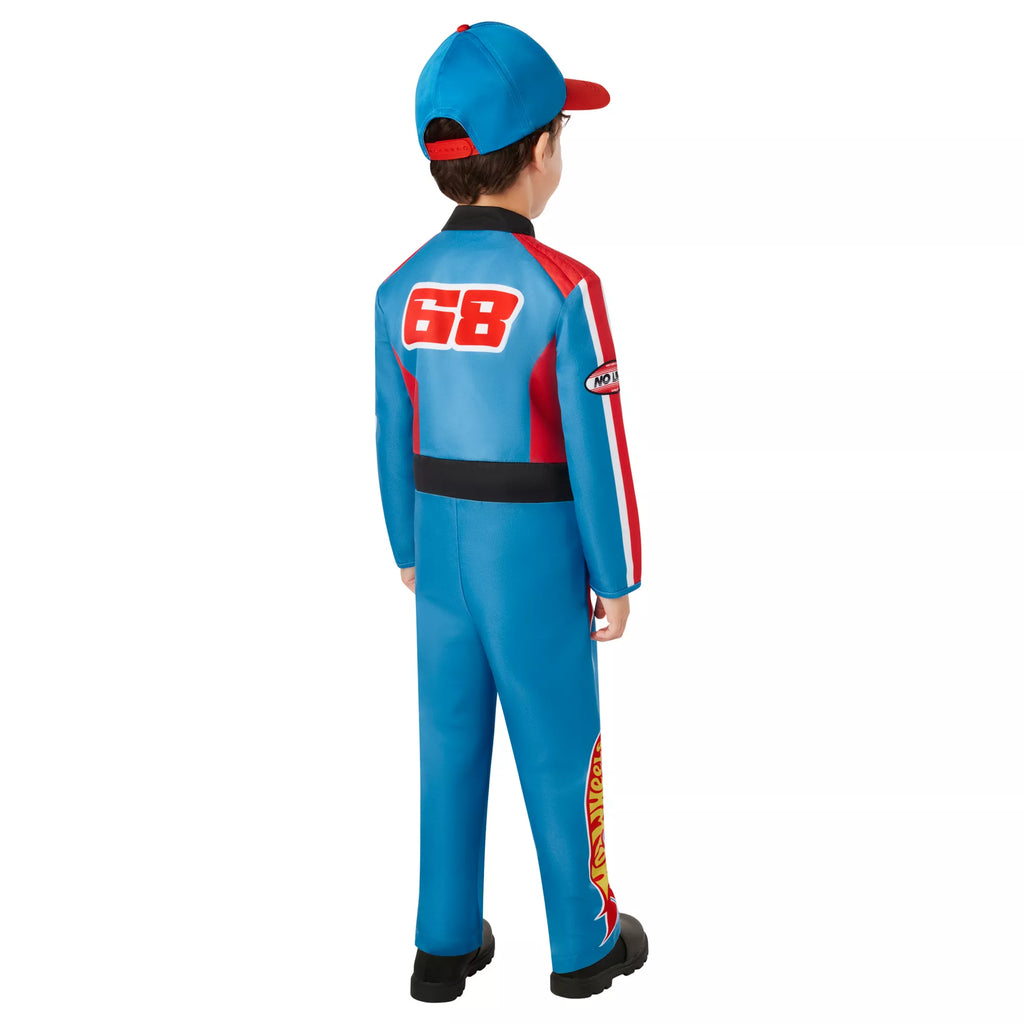 Toddler Hot Wheels Driver Jumpsuit Costume